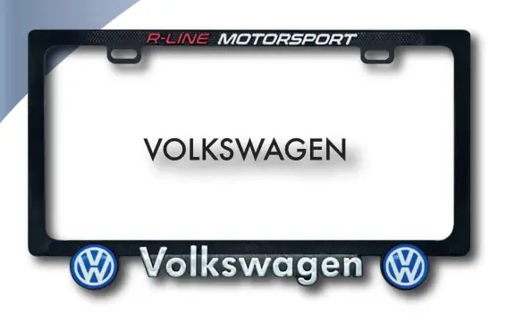 MARCO DE PLACA MAXI LINE VOLKSWAGEN CON VW