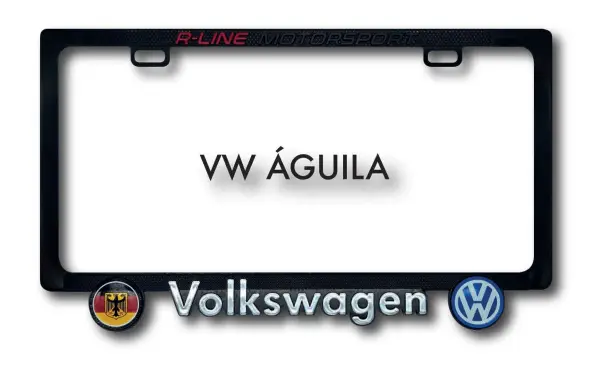 MARCO DE PLACA MAXI LINE VOLKSWAGEN CON VW-AGUILA