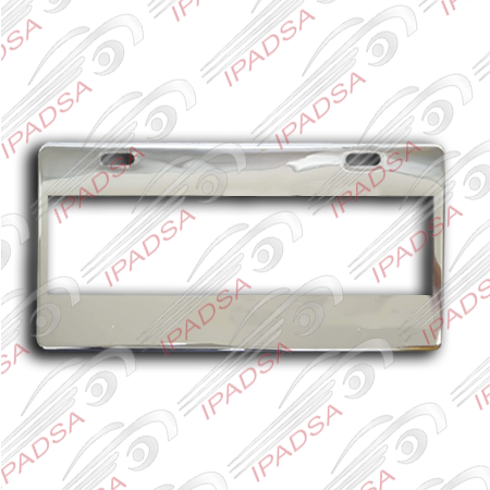 MARCO DE PLACA NUMERICO UNIVERSAL - CROMADO