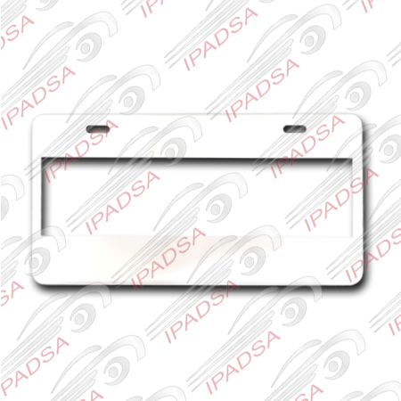 MARCO DE PLACA NUMERICO UNIVERSAL - BLANCO