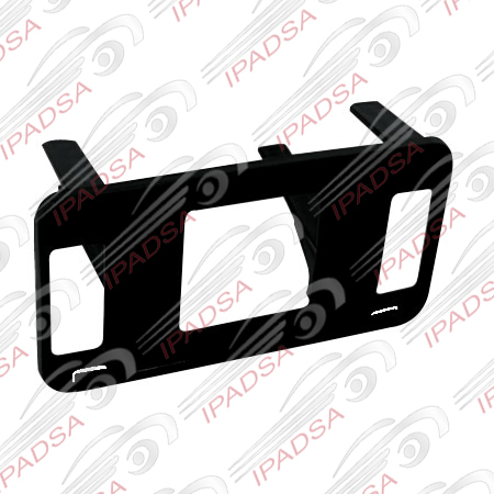 PORTAPLACA FORD F150/F250 1999 - 2009 NEGRO