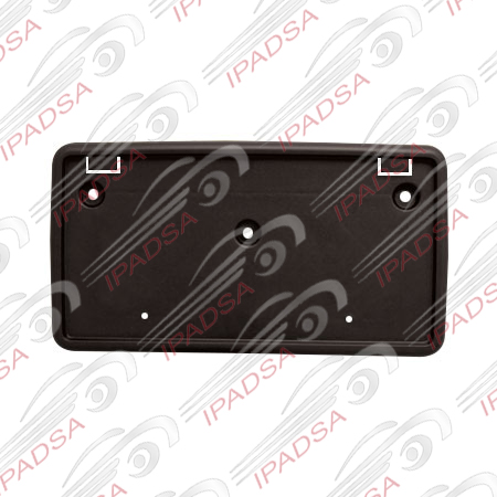 PORTAPLACA JEEP LIBERTY 2002 - 2004 NEGRO
