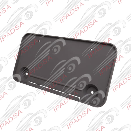 PORTAPLACA FORD ECONOLINE 1992 - 2002 NEGRO