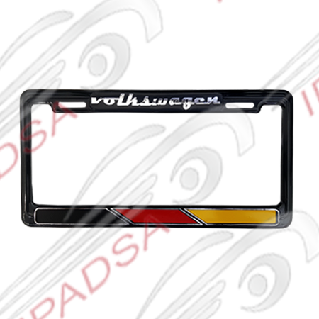 MARCO DE PLACA AMERICANO VOLKSWAGEN - NEGRO