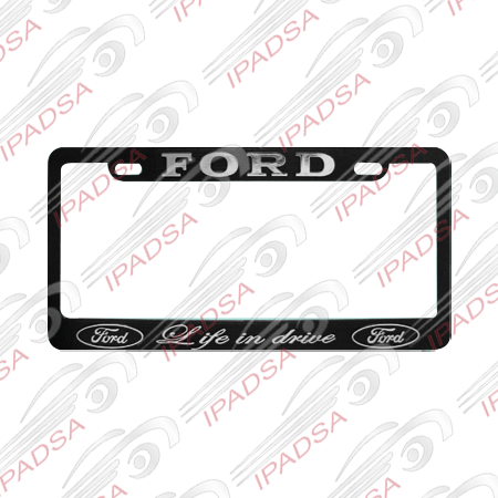 MARCO DE PLACA AMERICANO FORD - NEGRO
