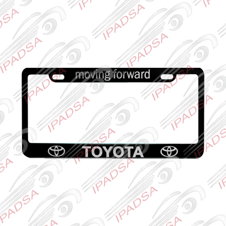 MARCO DE PLACA AMERICANO TOYOTA - NEGRO