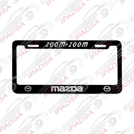 MARCO DE PLACA AMERICANO MAZDA - NEGRO