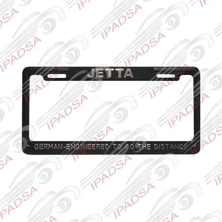 MARCO DE PLACA AMERICANO JETTA - NEGRO