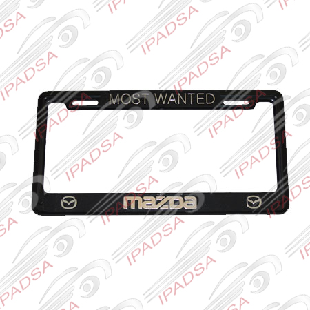 MARCO DE PLACA AMERICANO MAZDA - NEGRO