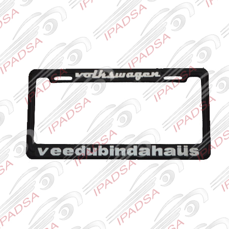 MARCO DE PLACA AMERICANO VOLKSWAGEN - NEGRO