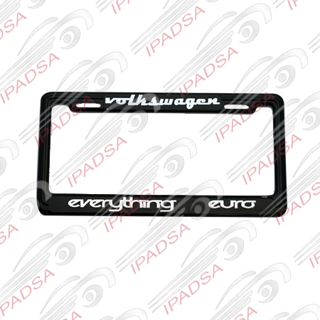 MARCO DE PLACA AMERICANO VOLKSWAGEN - NEGRO
