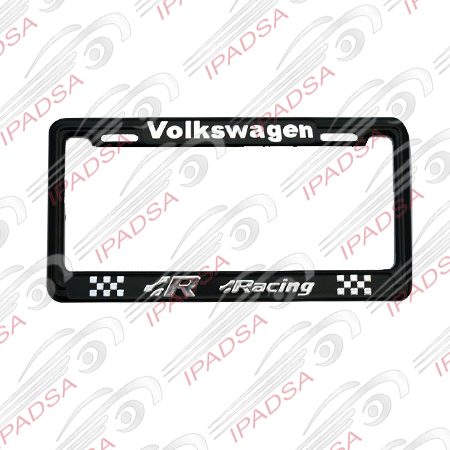 MARCO DE PLACA AMERICANO VOLKSWAGEN - NEGRO