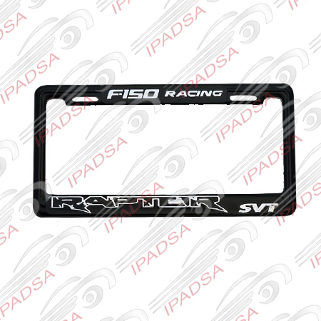 MARCO DE PLACA AMERICANO RAPTOR - NEGRO