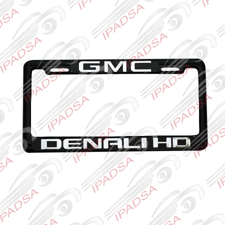MARCO DE PLACA AMERICANO GMC - NEGRO