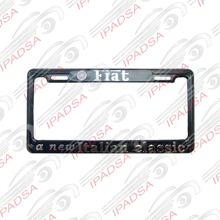 MARCO DE PLACA AMERICANO FIAT - NEGRO