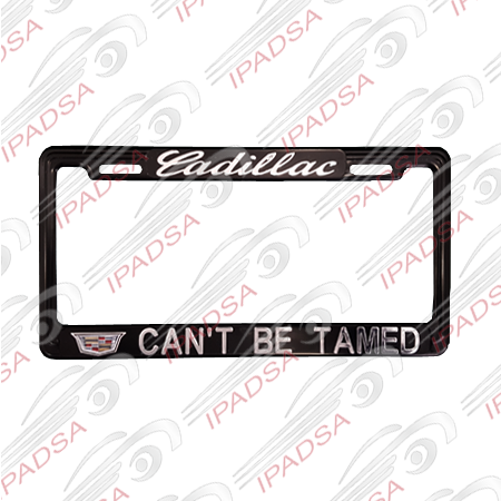 MARCO DE PLACA AMERICANO CADILLAC - NEGRO