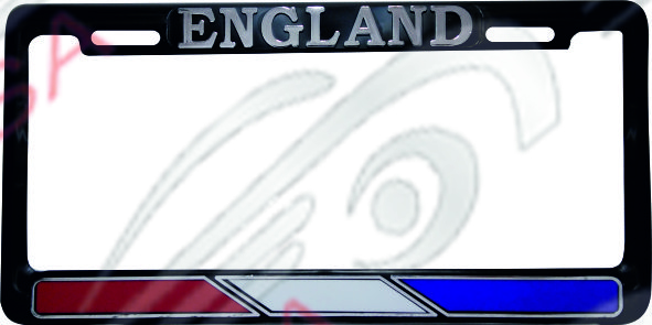 MARCO DE PLACA AMERICANO ENGLAND - NEGRO