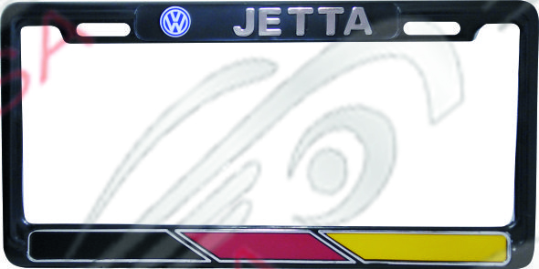 MARCO DE PLACA AMERICANO JETTA - NEGRO