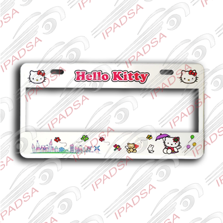 MARCO DE PLACA NUMERICO UNIVERSAL - BLANCO