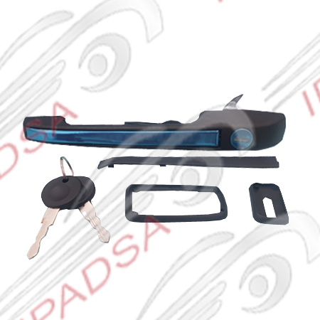 MANIJA VOLKSWAGEN PUERTA EXTERIOR CARIBE, ATLANTIC,  GOLF Y JETTA 1985 - 1992 NEGRO CON DERECHA
