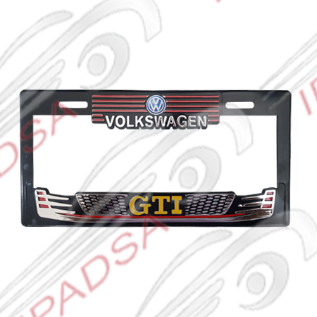 MARCO DE PLACA MAXI UNIVERSAL - NEGRO