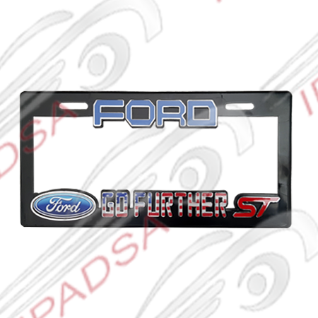 MARCO DE PLACA MAXI UNIVERSAL - NEGRO