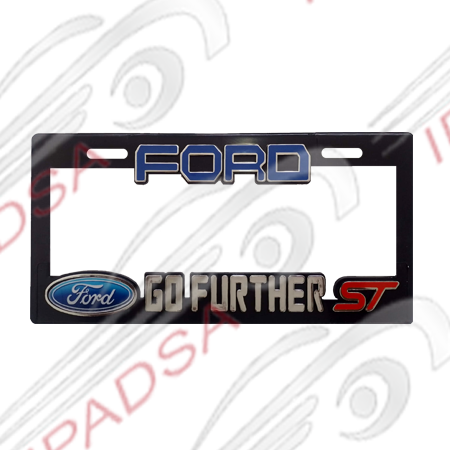 MARCO DE PLACA MAXI UNIVERSAL - NEGRO