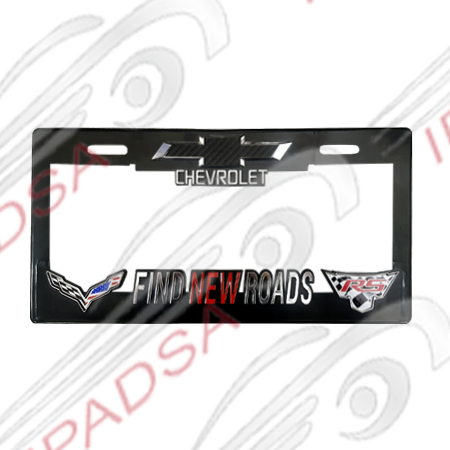 MARCO DE PLACA MAXI UNIVERSAL - NEGRO