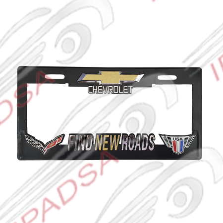 MARCO DE PLACA MAXI UNIVERSAL - NEGRO