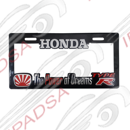 MARCO DE PLACA MAXI UNIVERSAL - NEGRO