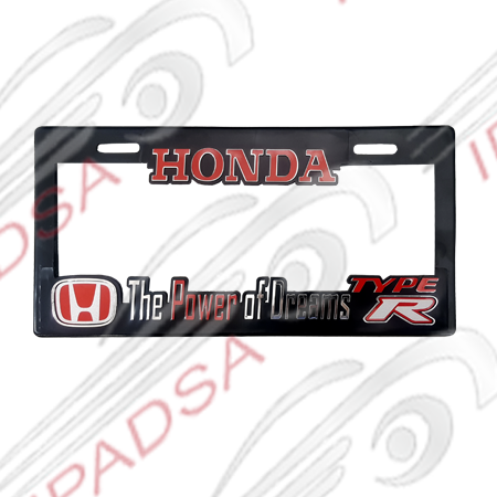 MARCO DE PLACA MAXI UNIVERSAL - NEGRO