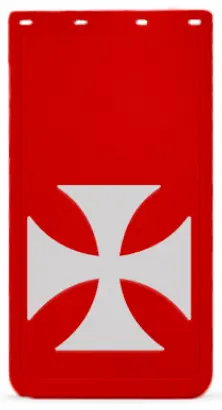 LODERA LARGA CRUZ ROMANA - ROJO