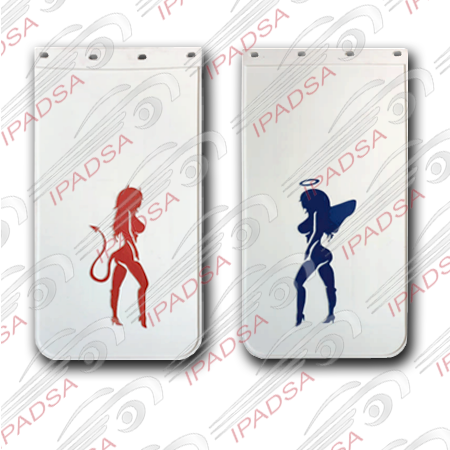 LODERA LARGA DIABLA/ANGEL - BLANCO