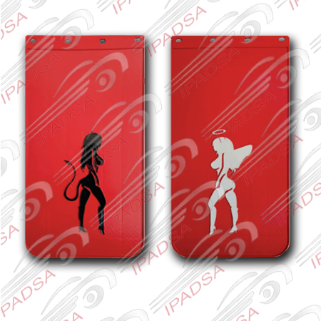 LODERA LARGA DIABLA/ANGEL - ROJO