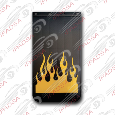 LODERA LARGA FLAMAS - NEGRO