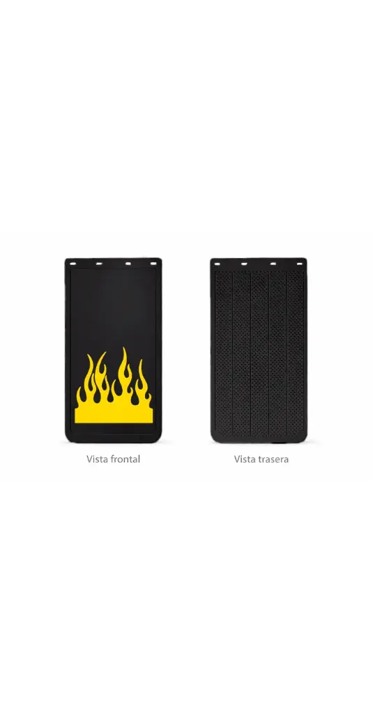 LODERA LARGA FLAMAS - NEGRO