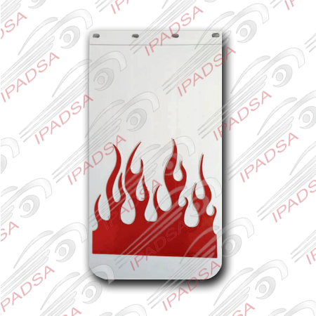 LODERA LARGA FLAMAS - BLANCO