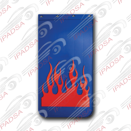 LODERA LARGA FLAMAS - AZUL