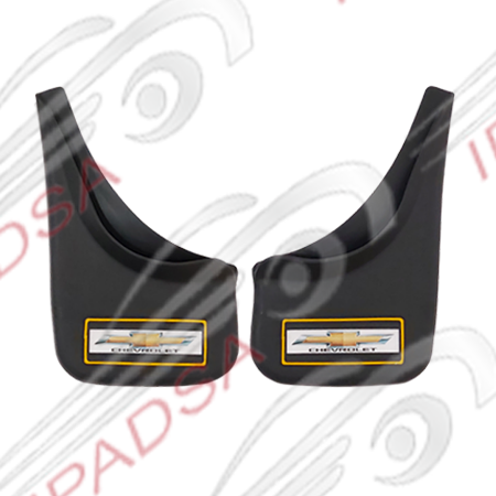 LODERA PICK UP MUD CHEVROLET - NEGRO