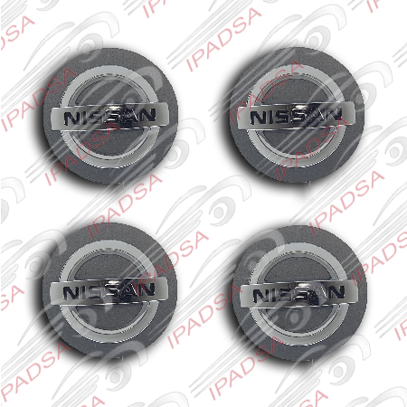 TAPON NISSAN UNIVERSAL - CROMADO/GRIS