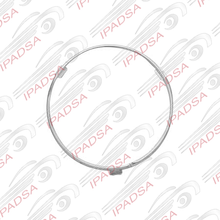 ARILLO VOLKSWAGEN REDONDO 3 TORNILLOS - CROMADO