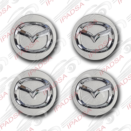 TAPON MAZDA UNIVERSAL - CROMADO/GRIS