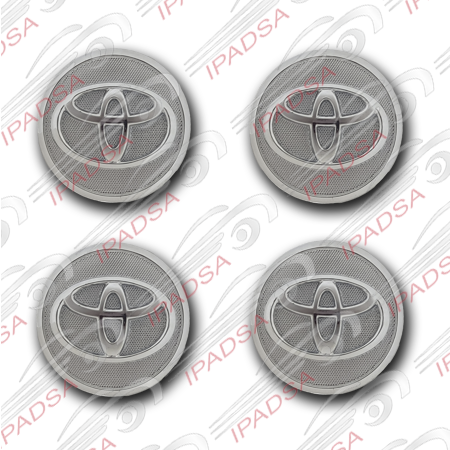 TAPON TOYOTA UNIVERSAL - CROMADO