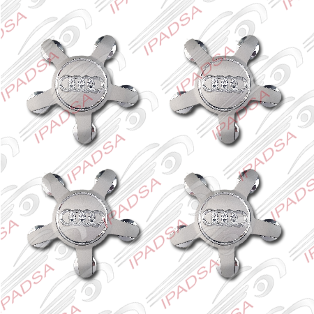 TAPON AUDI UNIVERSAL - CROMADO/GRIS