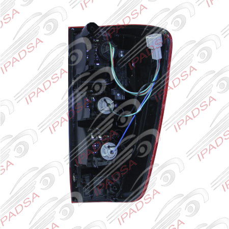 CALAVERA NISSAN NP300/FRONTIER 2016 - 2023 ROJO/CRISTAL CON DERECHA