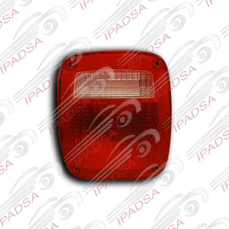 MICA JEEP UNIVERSAL - ROJO/CRISTAL
