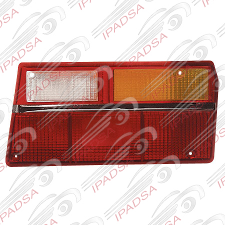 MICA RENAULT R12 RUTIER 1978 - 1983 AMBAR/ROJO/CRISTAL CON IZQUIERDA