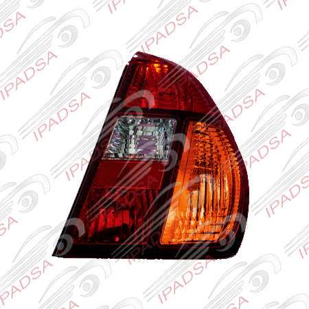 CALAVERA NISSAN PLATINA 2002 - 2006 AMBAR/ROJO/CRISTAL CON IZQUIERDA