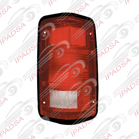 CALAVERA DODGE RAM 1981 - 1993 ROJO/CRISTAL CON DERECHA