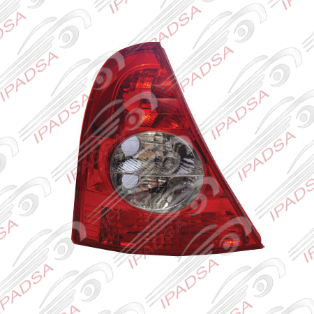 CALAVERA RENAULT CLIO 2002 - 2010 ROJO/CRISTAL CON IZQUIERDA